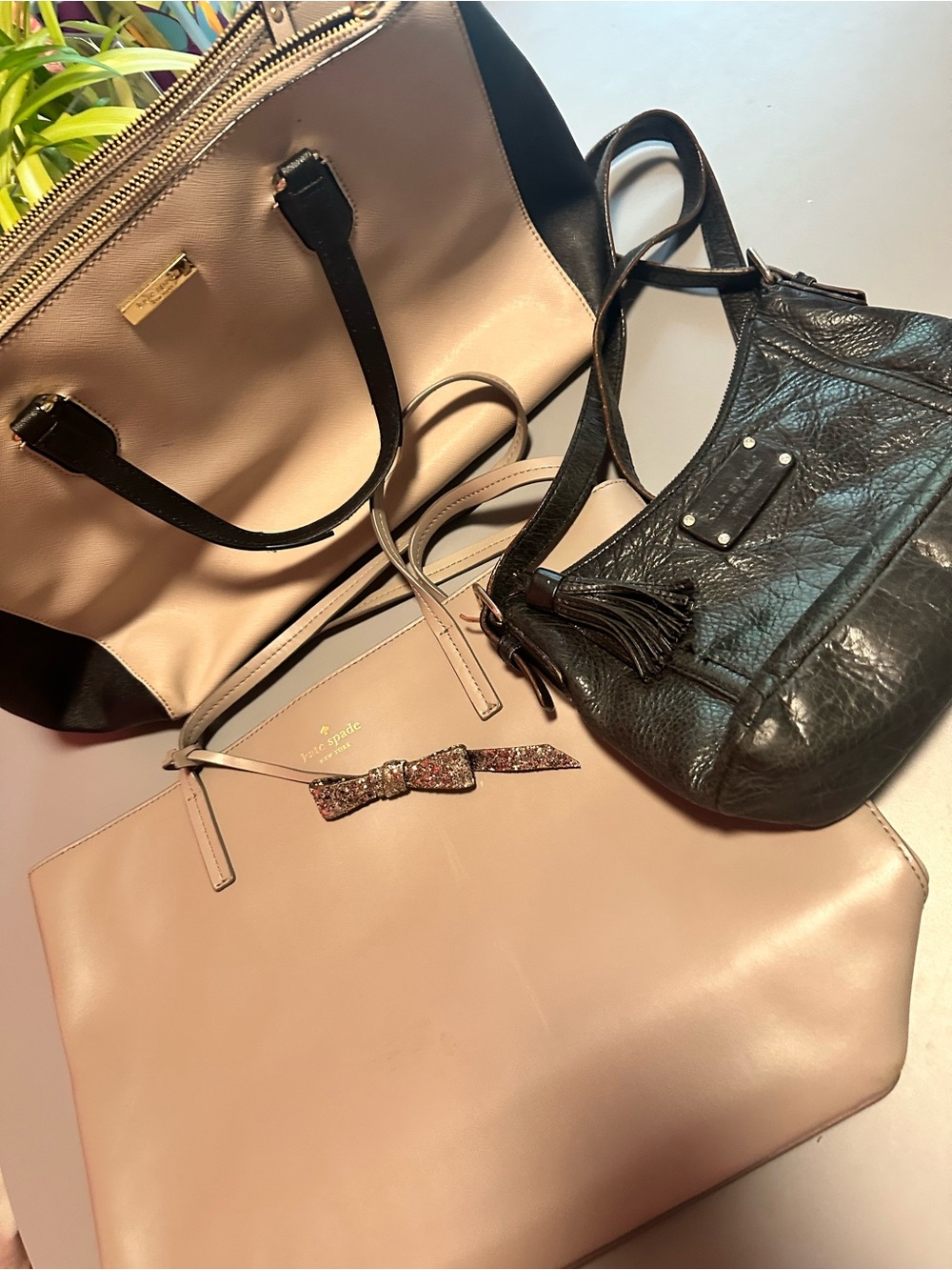 Bundle of 3 Kate Spade Bag/ totes- well loved!